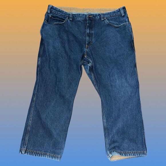 Mens Duluth Trading Company Work Jeans Canvas Lined Waist/Cuff Size 44x30 - Picture 6 of 6